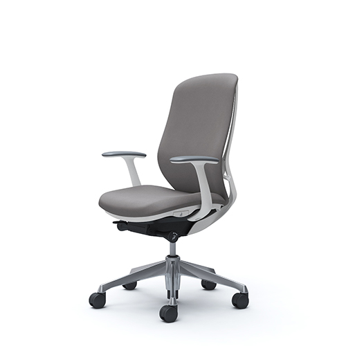 オカムラ シルフィーチェア ハイバック クッション　インターロック布 デザインアーム アルミ脚 C647BR-FX/C647BW-FX