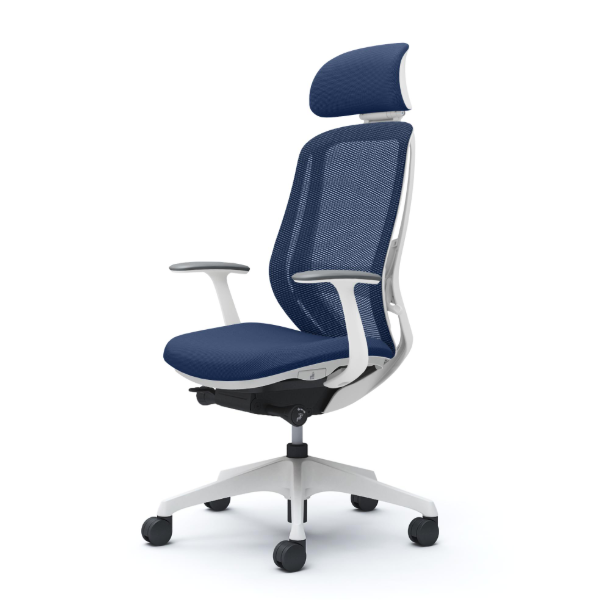 オカムラ シルフィーチェア エクストラハイバック 可動ヘッドレスト メッシュ デザインアーム 樹脂成型脚 C64EXZ-FM3A