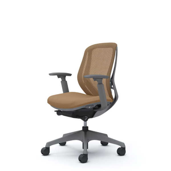 オカムラ シルフィーチェア ローバック メッシュ アジャストアーム 樹脂成型脚 C681XA-FMP7