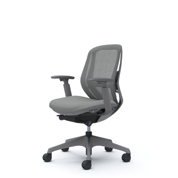 オカムラ シルフィーチェア ローバック メッシュ アジャストアーム 樹脂成型脚 C681XE-FMR3