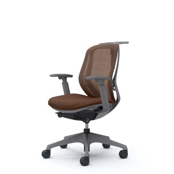 オカムラ シルフィーチェア ローバック メッシュ アジャストアーム 樹脂成型脚 C682XA-FM0A