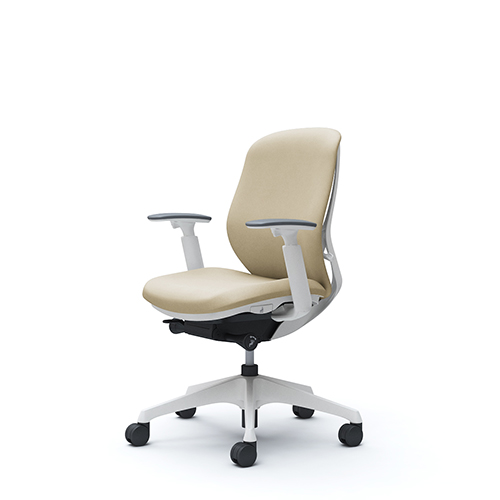 オカムラ シルフィーチェア ローバック クッション　インターロック布 アジャストアーム 樹脂脚 C683XR-FX/C683XW-FX