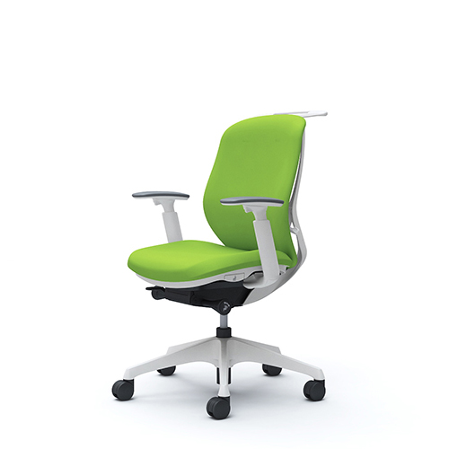 オカムラ シルフィー ローバック クッションタイプ (プレーン) アジャストアーム ハンガー付 樹脂成型脚 C684XR-FS/C684XW-FS