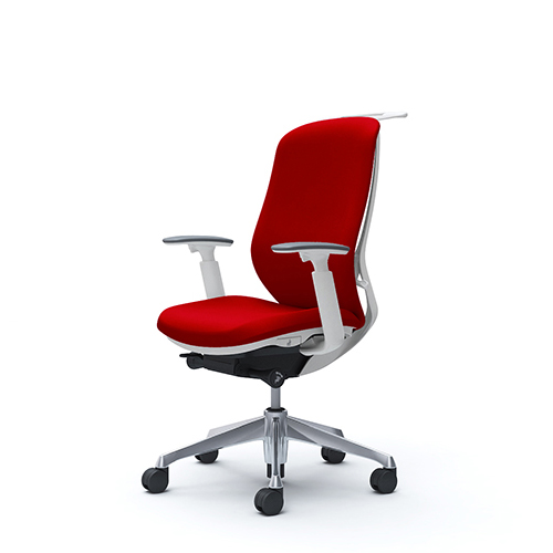 オカムラ シルフィー ハイバック  クッション (プレーン) アジャストアーム ハンガー付 ポリッシュ脚 C688BR-FS/C688BW-FS