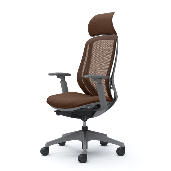 オカムラ シルフィーチェア エクストラハイバック 固定ヘッドレスト メッシュ アジャストアーム 樹脂成型脚 C68AXA-FM0A