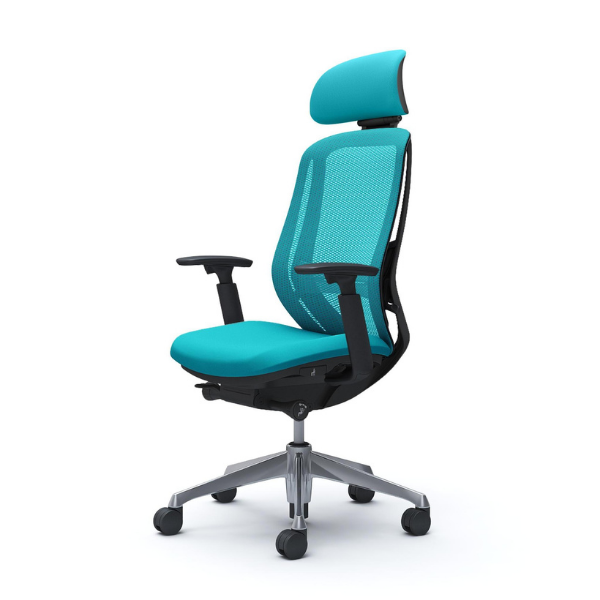 オカムラ シルフィー エクストラハイバック 可動ヘッドレスト メッシュ アジャスト肘 ランバー付 ポリッシュ脚 C68EBS-FM/C68EBZ-FM