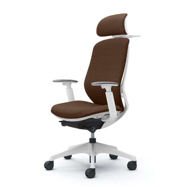 オカムラ シルフィーチェア エクストラハイバック 可動ヘッドレスト クッション (プレーン) アジャストアーム 樹脂成型脚 C68HXW-FSJ0