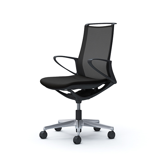 オカムラ モードチェア ミドルバック デザインアーム 樹脂フレーム メッシュタイプ.プレーン CA21BR-FK/CA21BW-FK