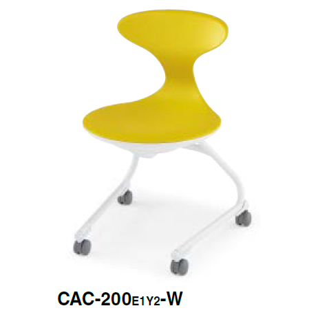 コクヨ キャンパスアップ ミーティングチェア 肘なしチェアー カンチレバー脚タイプ（前傾なし） CAC-200E1