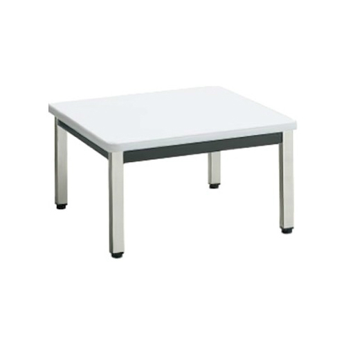 コクヨ ロビーチェアー 150シリーズ 角パイプ脚タイプ コーナーテーブル ステンレス脚 W580×D580×H312 CN-155MAW