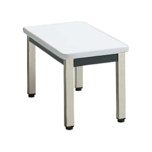 コクヨ ロビーチェアー 150シリーズ 角パイプ脚タイプ サイドテーブル ステンレス脚 W580×D300×H312 CN-156MAW