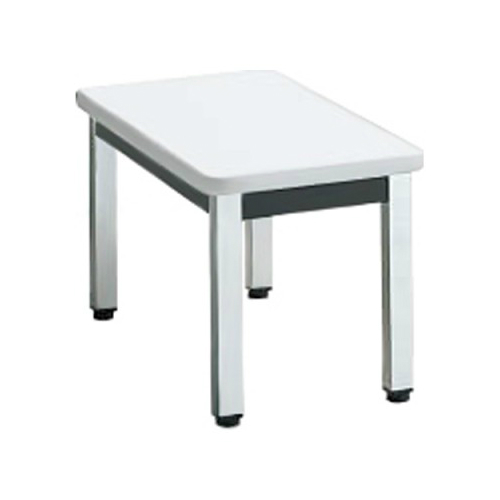 コクヨ ロビーチェアー 150シリーズ 角パイプ脚タイプ サイドテーブル メッキ脚 W580×D300×H312 CN-M156MAW