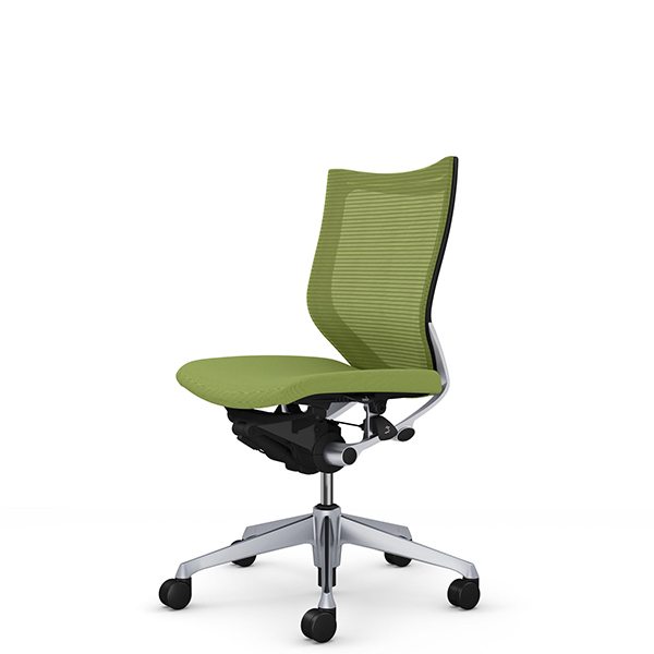 オカムラ バロンチェア ローバック 肘無 シルバー枠 座クッション CP33DR-F/CP33DW-F