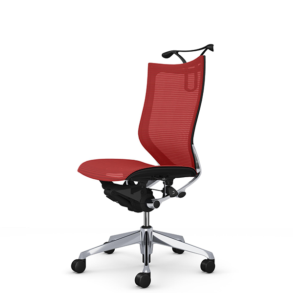 オカムラ バロンチェア ハイバック 肘無 ポリッシュ枠 座メッシュ ハンガー付 CP36AR-F/CP36AW-F