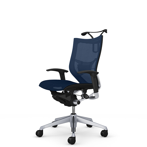 オカムラ バロンチェア ローバック アジャスト肘 シルバー枠 座メッシュ ランバーサポート付 ハンガー付 CP84CS-F/CP84CZ-F