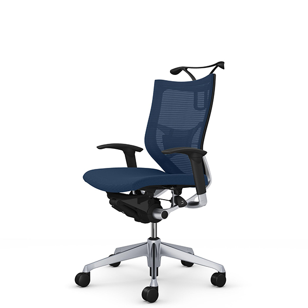 オカムラ バロンチェア ローバック アジャスト肘 シルバー枠 座クッション ランバーサポート・ハンガー付 CP84DS-F/CP84DZ-F