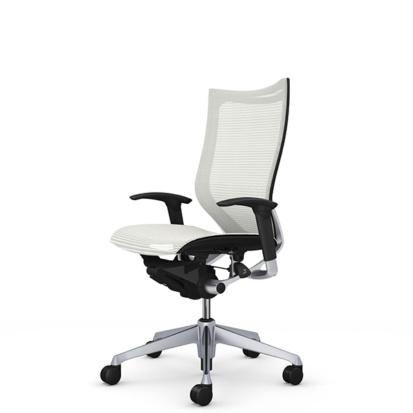 オカムラ バロンチェア ハイバック アジャスト肘 シルバー枠 座メッシュ CP85CR-F/CP85CW-F