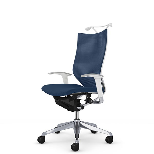 オカムラ バロンチェア ハイバック アジャスト肘 ポリッシュ枠 座クッション ハンガー付 CP86BR-F/CP86BW-F