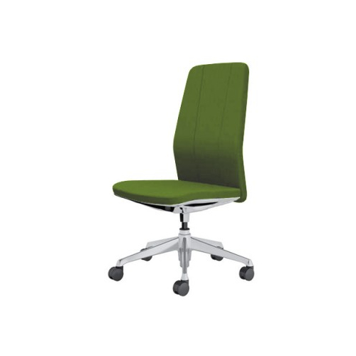 オカムラ クラフティーシリーズ クラフティーチェア ハイバック ポリッシュフレーム 肘なし 布張り CR37BH-FW