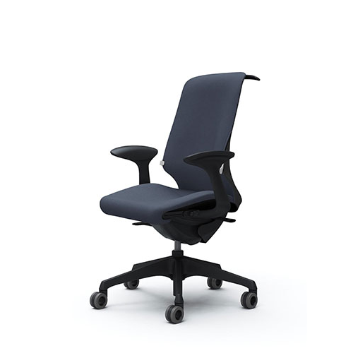 スフィアチェア インターロック ハイバック デザインアーム 座面奥行き調整あり ホローキャスター ランバー付 ハンガー付 CT2BFB-FXW