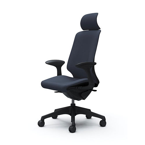 スフィアチェア リネット エクストラハイバック デザインアーム 座面奥行き調整あり ノーマルキャスター CT2EAA-FRU4