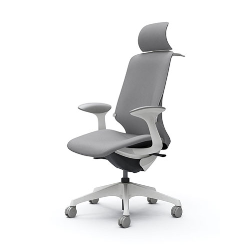 スフィアチェア リネット エクストラハイバック デザインアーム 座面調整なし ノーマルキャスター ランバー付 ハンガー付 CT2HAD-FRU3