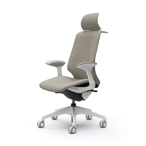 スフィアチェア リネット エクストラハイバック デザインアーム 座面奥行き調整なし ホローキャスター ハンガー付 CT2HFC-FRU7