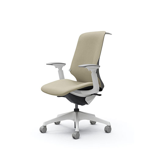 スフィアチェア インターロック ハイバック アジャストアーム 座面奥行き調整なし ノーマルキャスター ランバー付 ハンガー付 CT4DAD-FXW