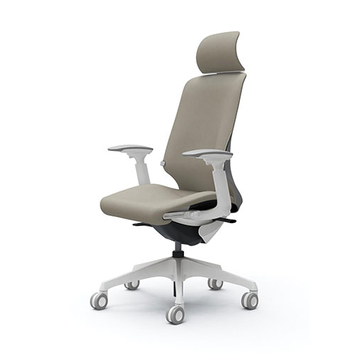 スフィアチェア リネット エクストラハイバック アジャストアーム 座面奥行き調整あり ホローキャスター ランバー付 CT4EFD-FRU7