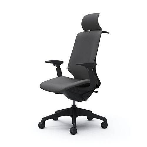 スフィアチェア リネット エクストラハイバック アジャストアーム 座面調整なし ノーマルキャスター ランバー付 ハンガー付 CT4HAB-FRU2