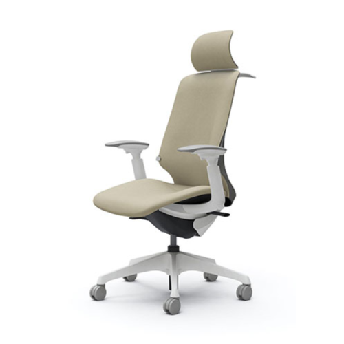 オカムラ スフィアチェア インターロック エクストラハイバック アジャストアーム ノーマルキャスター ランバー付 ハンガー付 CT4HAD-FXW