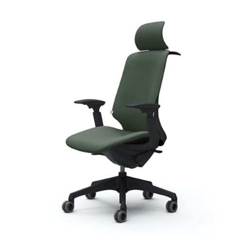 オカムラ スフィアチェア インターロック エクストラハイバック アジャストアーム ホローキャスター ランバー付 ハンガー付 CT4HFB-FXW