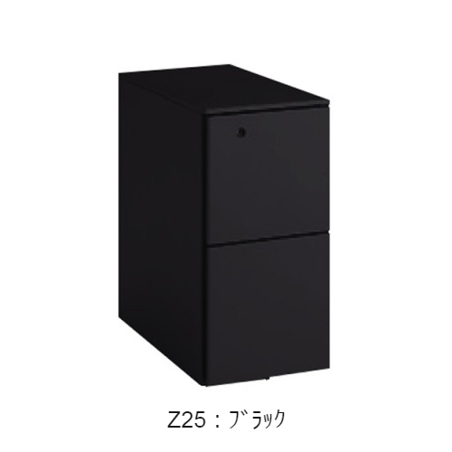 オカムラ ワゴン スリムキャビネット オールロックタイプ シリンダータイプ W290×D577×H602 DN38BB-Z