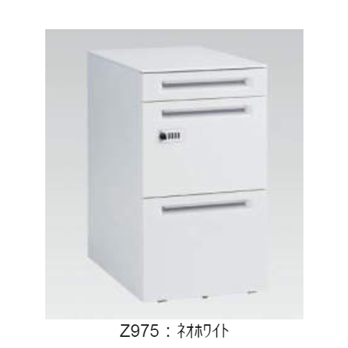 オカムラ ワゴン フロント把手タイプ 深型ペントレー ダイヤル錠タイプ W390×D580×H680 DNC1CD-Z