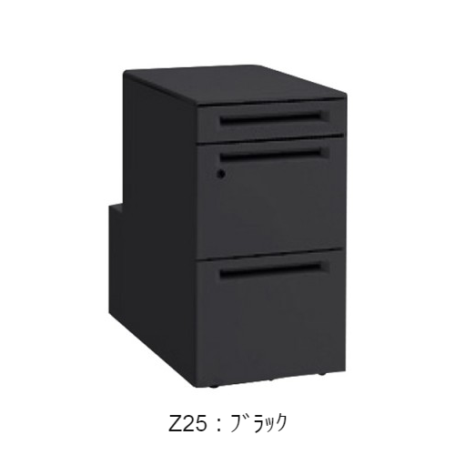 オカムラ フィットワゴン.キャビネット フロント把手タイプ 深型ペントレー シリンダー錠 W390×D696×H680 DNC8CC-Z