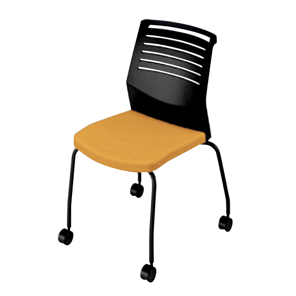 ナイキ ミーティングチェアー オセディアチェア(osedia) 布張り キャンチレバー脚 背パッドタイプ 肘付 E290FC-B1-PYE