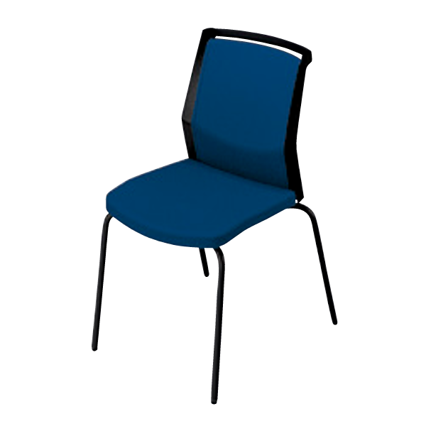 ナイキ ミーティングチェアー オセディアチェア(osedia) 布張り キャンチレバー脚 背パッドタイプ 肘付 E290FK-B1-POB