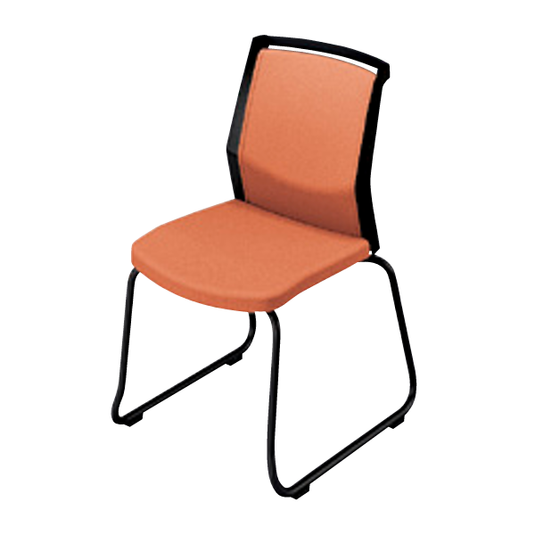 ナイキ ミーティングチェアー オセディアチェア(osedia) 布張り キャンチレバー脚 背パッドタイプ 肘付 E292FK-B1-PTE