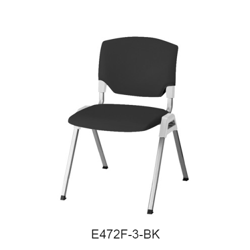 ナイキ ミーティングチェアー E470type 4本脚タイプ・背カバー付 肘なし 布張り E472F-1/E472F-3