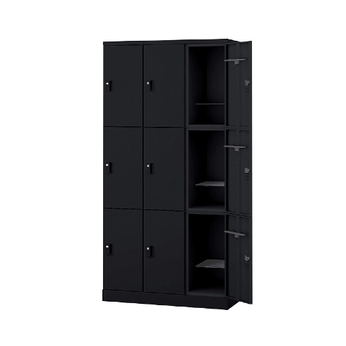 ナイキ パラソルロッカー(GL型) 9人用ロッカー 錠付タイプ GL9MJ-W/GL9MJ-PB/GL9MJ-B/GL9MJ-LPI