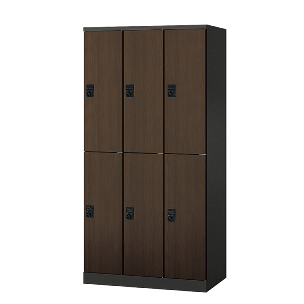 ナイキ HLN型ロッカー 1点ロックタイプ 6人用ロッカー ダイヤル錠タイプ HLN6MD-BDW