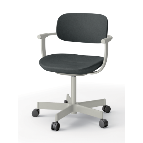 イトーキ バーテブラ03チェア 5本脚 布張り CD張地 肘付 キャスター