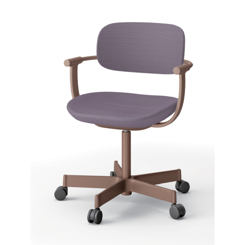 イトーキ バーテブラ03チェア 5本脚 布張り SD張地 肘付 キャスタータイプ(ウレタン双輪) KG-825SDM-F2X4