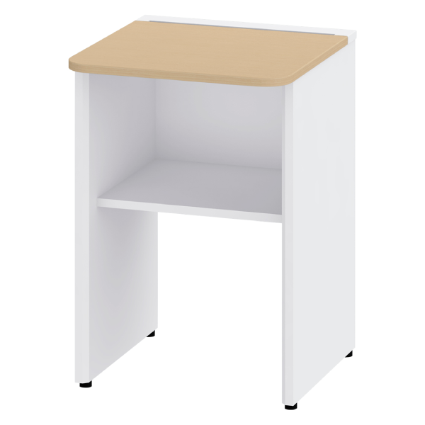 イトーキ メディワークデスクHS 診察デスク クラークデスク（木製天板 D700） W700×D700×H1000　JHS-077S-92