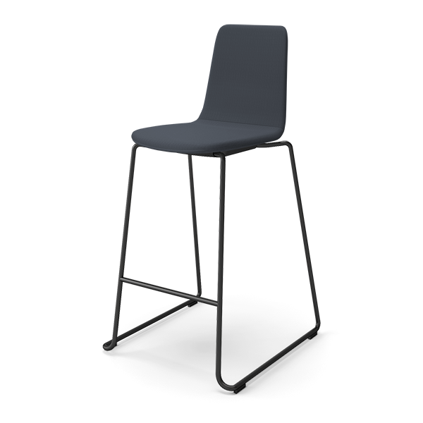 コクヨ ミーティングチェア ミケットチェア Mycket ハイチェア ブラック脚 張りぐるみタイプ クッション(布) K03-B44