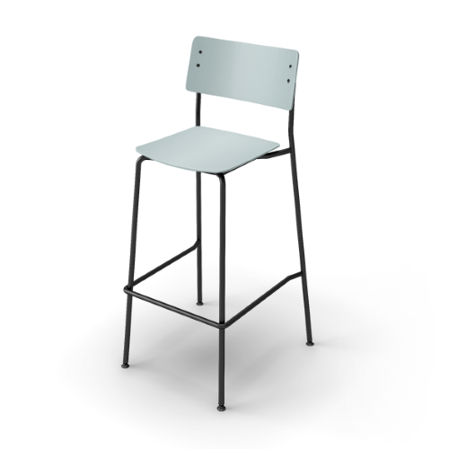 コクヨ ミーティングチェア プロッカチェア ハイチェアータイプ 背座PPシート ブラック脚 K05-B10X-38383