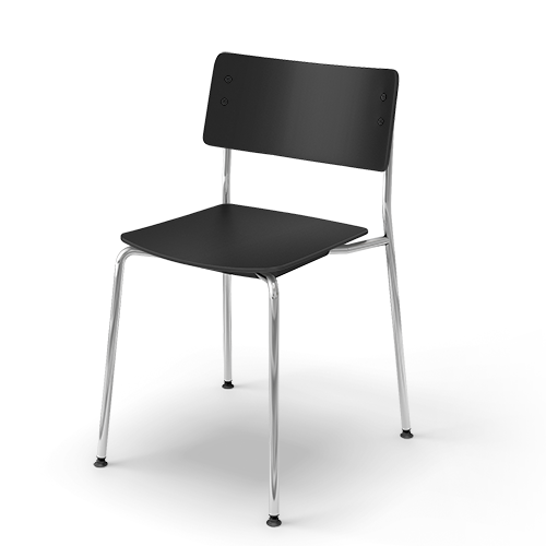 コクヨ ミーティングチェア プロッカチェア 4本脚タイプ 背座PPシート メッキ脚 K05-M00X-E6E63