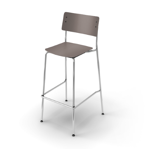 コクヨ ミーティングチェア プロッカチェア ハイチェアータイプ 背座PPシート メッキ脚 K05-M10X-M6M63