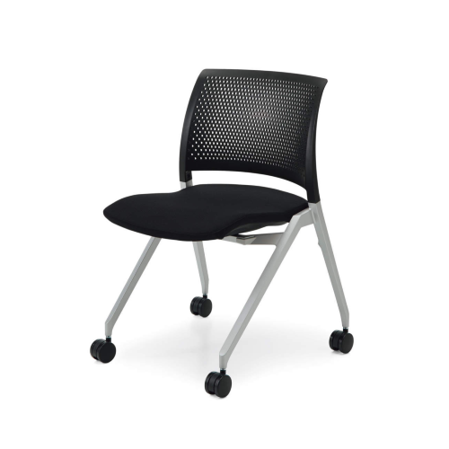 コクヨ MTGチェア スプライン(Spline)チェア キャスタータイプ 座クッションタイプ/ブラックシェル K11-S210W-BKB61/K11-S210U-BKB61