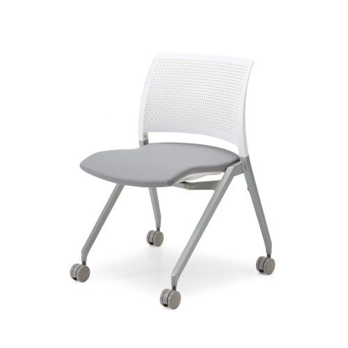 コクヨ スプライン(Spline)チェア キャスタータイプ 座クッションタイプ/ホワイトシェル K11-S210W-PWE21/K11-S210U-PWE21